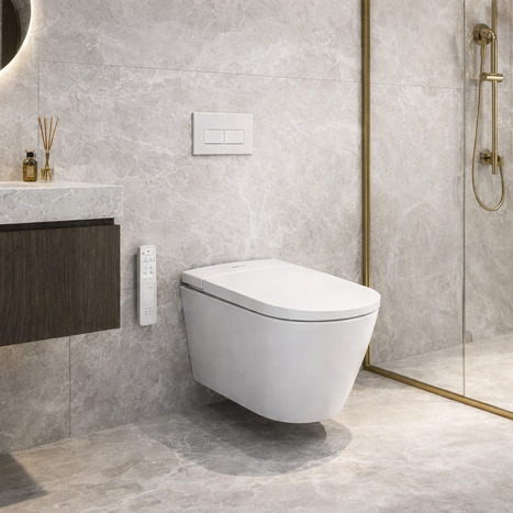Vitra V-care V3 Prime Wall Hung Smart Shower Toilet