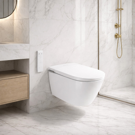 VitrA V-care 3 Prime Wall Hung Smart Shower Toilet: Complete Installation Package