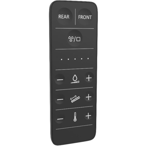 AS-1600-WH Matt Black wall hung Smart Bidet Shower toilet