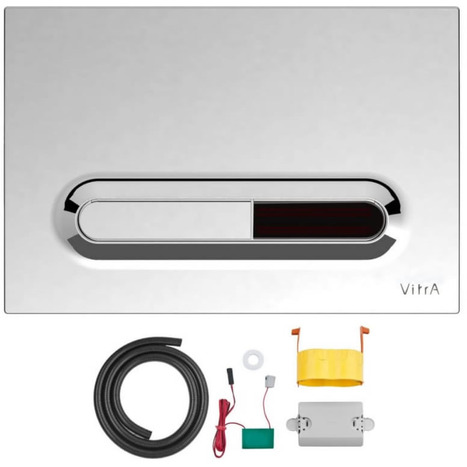 VitrA Loop T Matt Chrome Set
