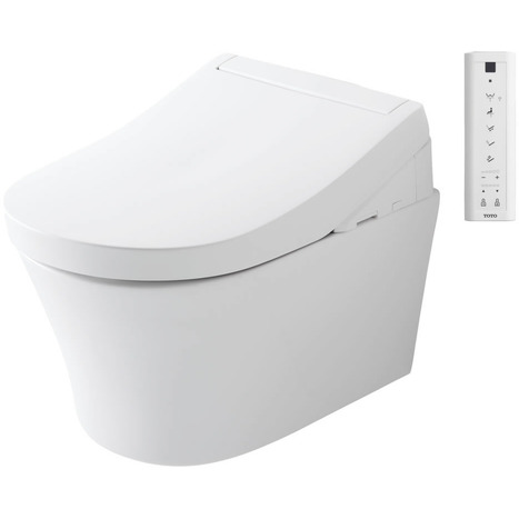 TOTO RG Lite Washlet Seat with Side Connections: TCF34120GGB