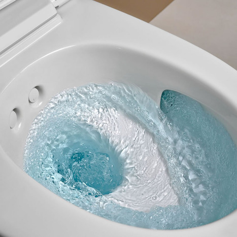 Complete set: Geberit AquaClean Mera Comfort Shower Toilet  + Wall frame. Air Purtfication + Flush Plate and connections