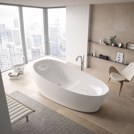 TOTO Flotation ZERO DIMENSION Freestanding Spa Bath