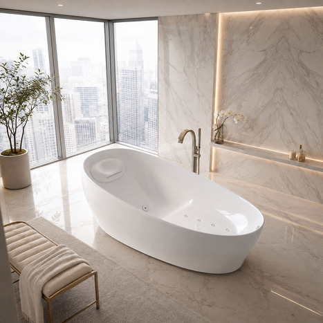 TOTO Flotation ZERO DIMENSION Freestanding Spa Bath
