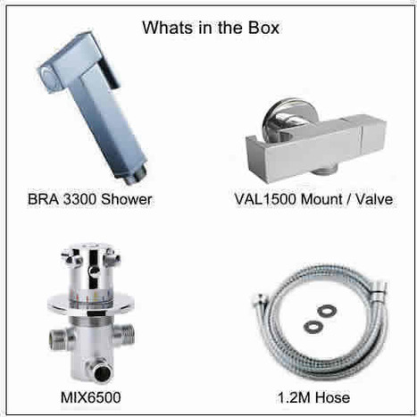 KIT6450: Thermostatically controlled douche shower kit