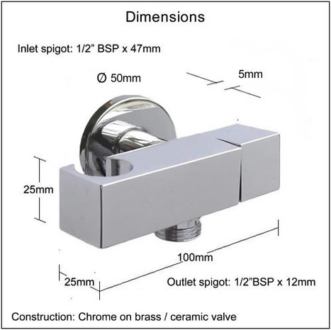 KIT6450: Thermostatically controlled douche shower kit