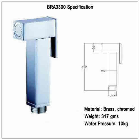 KIT6450: Thermostatically controlled douche shower kit