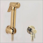 BRA3500: Gold Plated Italian Bidet Shower & Valve