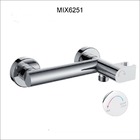 MIX6251: Single lever shower mixer with combined auto prompt safety water shut off valve