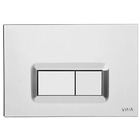 Vitra Loop R Mechanical Dual Flush Control - Chrome