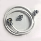Micro bore hose with chrome 1/2" BSP Swivel nuts