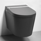 Hygea Wall mounted smart bidet toilet in matt anthracite