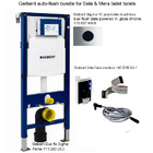 Geberit Duo fix Sigma frame with Auto flush bundle