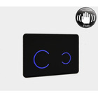 Black Contactless Flush Plate