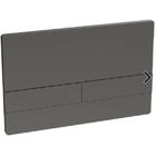 Abacus Edge Anthracite Grey Dual Flush Plate: code EPPR-48-05AN