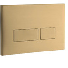 Abacus Trend 2 Brushed Brass Flush Plate; EPPR-30-05BR
