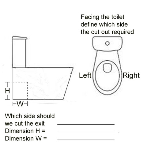 CCP-7035-CA Back to wall bidet toilet open back