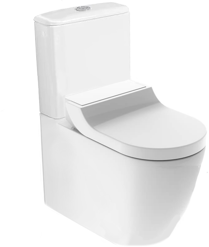 Geberit Tuma Comfort Seat and Extended Height Close Coupled Toilet